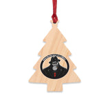 Smokehouse Gorillas Wooden Christmas Ornaments