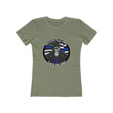 Women's Smokehouse Gorillas Back The Blue Short Sleeved Tee Shirt