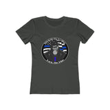 Women's Smokehouse Gorillas Back The Blue Short Sleeved Tee Shirt