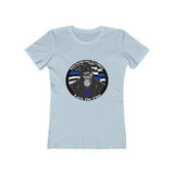 Women's Smokehouse Gorillas Back The Blue Short Sleeved Tee Shirt