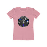 Women's Smokehouse Gorillas Back The Blue Short Sleeved Tee Shirt