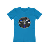 Women's Smokehouse Gorillas Back The Blue Short Sleeved Tee Shirt