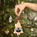 Smokehouse Gorillas Wooden Christmas Ornaments