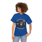 Smokehouse Gorillas Back The Blue Cotton Short Sleeved Tee Shirt
