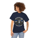Smokehouse Gorillas Back The Blue Cotton Short Sleeved Tee Shirt