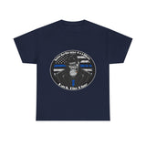Smokehouse Gorillas Back The Blue Cotton Short Sleeved Tee Shirt