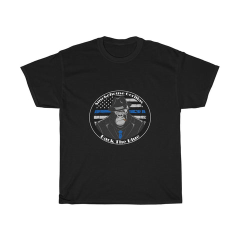 Smokehouse Gorillas Back The Blue Cotton Short Sleeved Tee Shirt