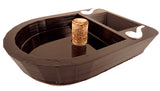 Pipe Ash Tray with 1 Integrated Pipe Rest